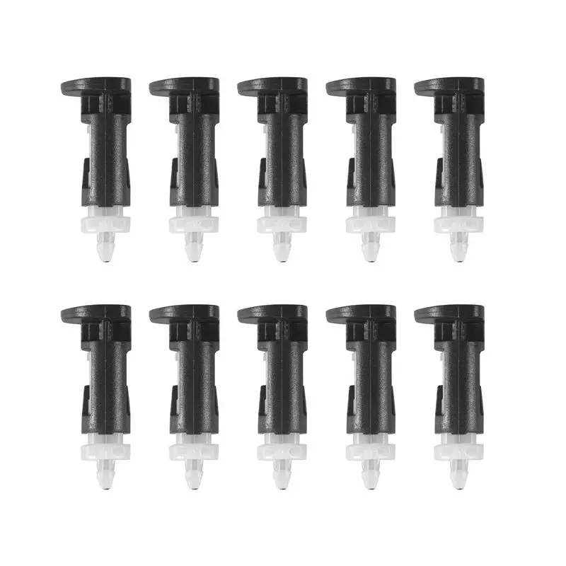 A01E-10Pcs Plastic Mounting Clip For 4 Way CPU Coolers 1155 775 CPU Heatsink Mount Pin Push Screw Cooler Fan Fastener