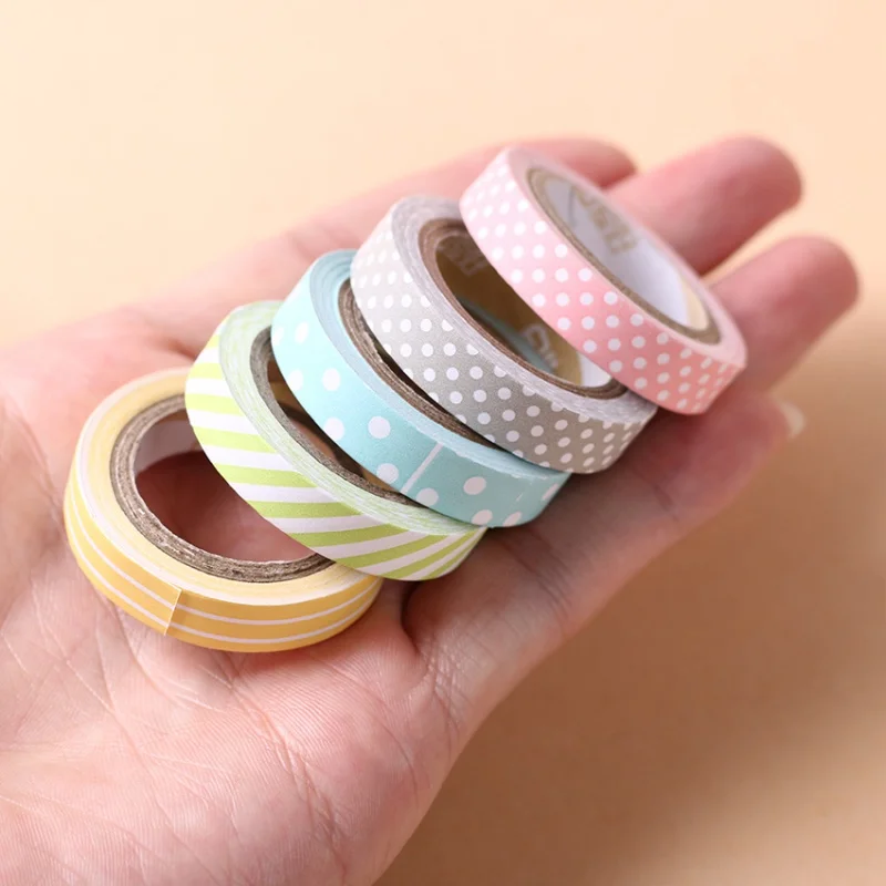 Kunden spezifisches Produkt China Washi Tape kunden spezifisches Design bedrucktes Papier Pflanze Washi Tape Gitter Tape Set