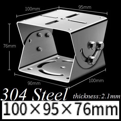 Variant: 304 Steel 100x95x76
