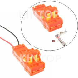1 Set 2 Pins Automobile Adapter Auto Connector AC Assembly For Toyota Car Steering Wheel Electric Wire Cable Unsealed Socket