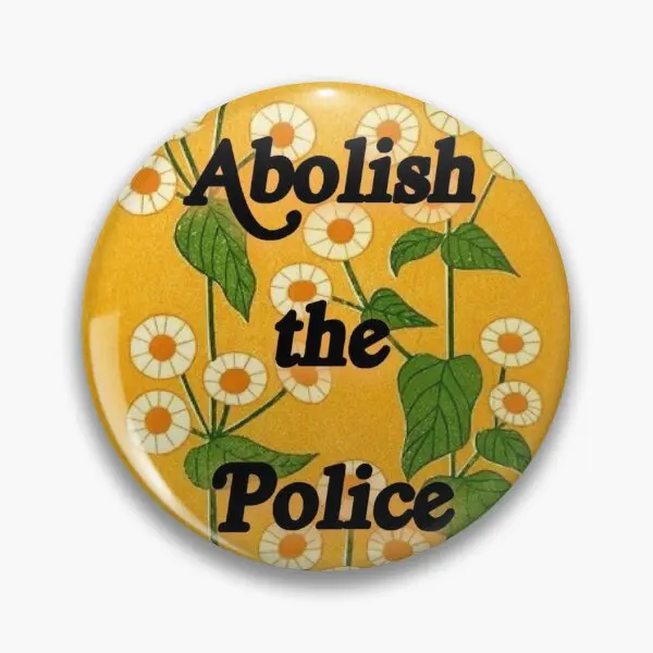 Abolish The Police  Soft Button Pin Decor Women Hat Jewelry Badge Cute Gift Clothes Collar Metal Brooch Funny Cartoon Lapel Pin