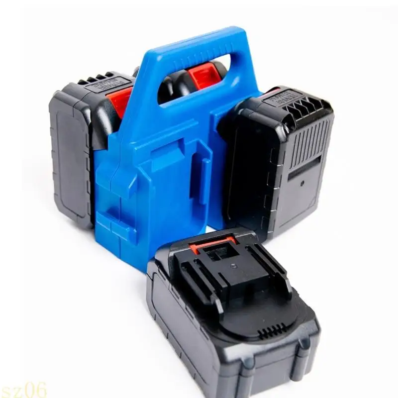 Q2Q4 Lightweight Battery Storage Rack Impact Resistant Multiple Unit Capacity Ergonomic Handle For Garage Construction Site