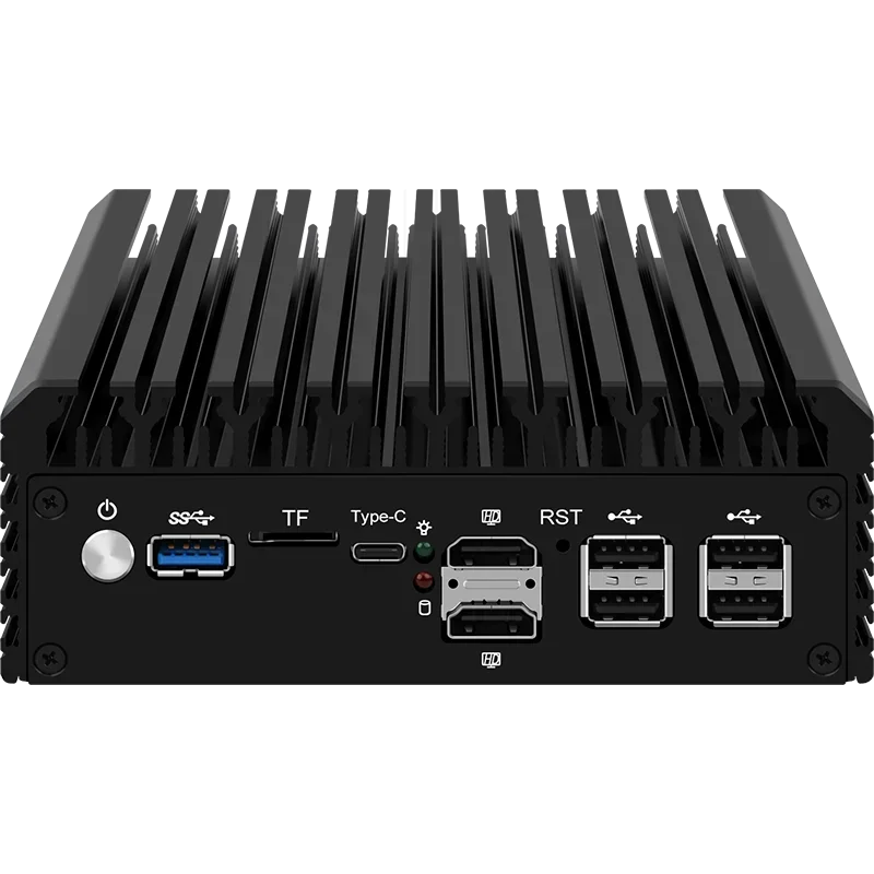 كمبيوتر صغير بدون SZBOX ، جهاز توجيه لين للجدار الناري ، pfSense Proxmox ، 6 رطلا ، 7.5G ، N100 ، DDRVMe ، SSD