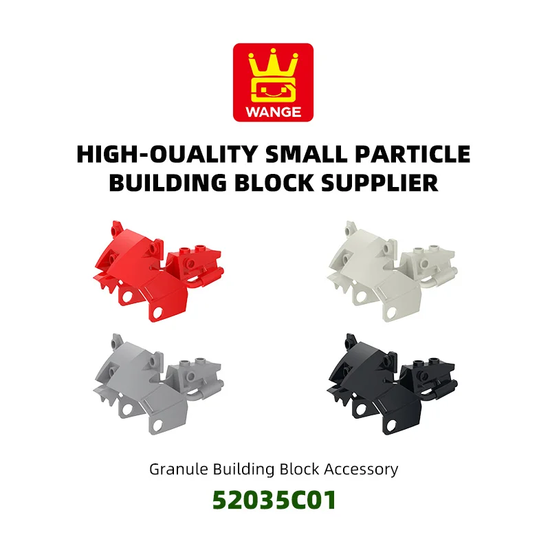 

WANGE 14Pcs/Lot 52035C01 Motorcycle cover Block Moc Color Accessories Compatible with Brick DIY Children's Toy Assembly