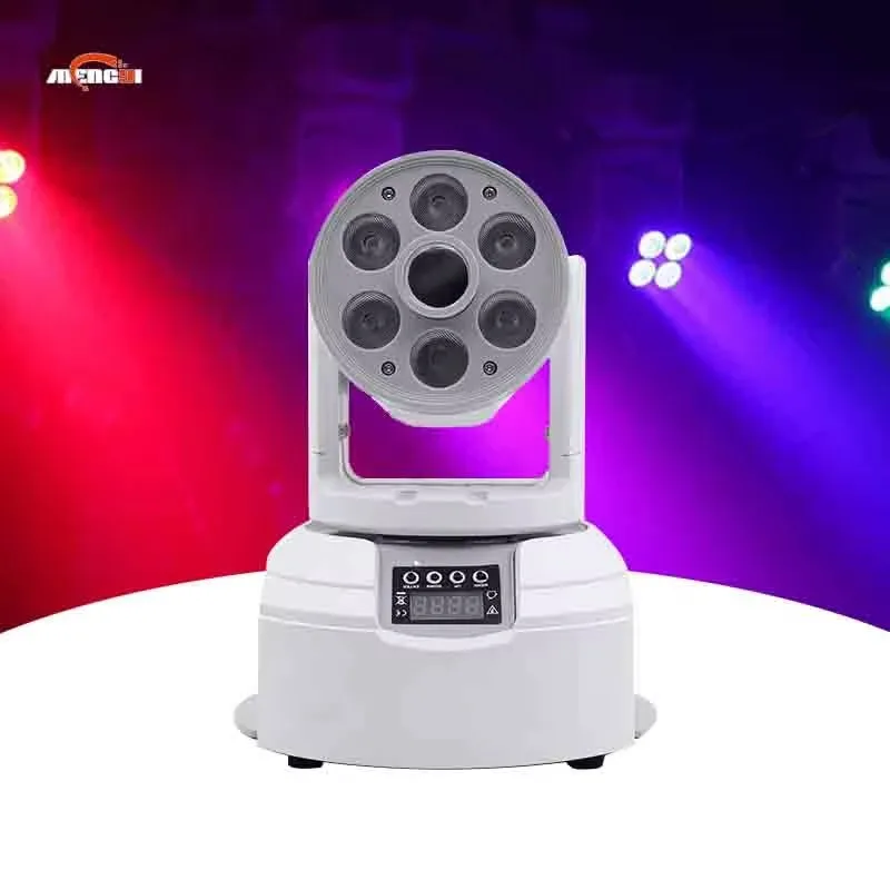 

Светодиодные фонари высокой мощности 120 Вт, 7 шт., точечные движущиеся головные фонари DMX512, полноцветное освещение гобо для DJ, дискотеки, музыка, танцев, домашней вечеринки
