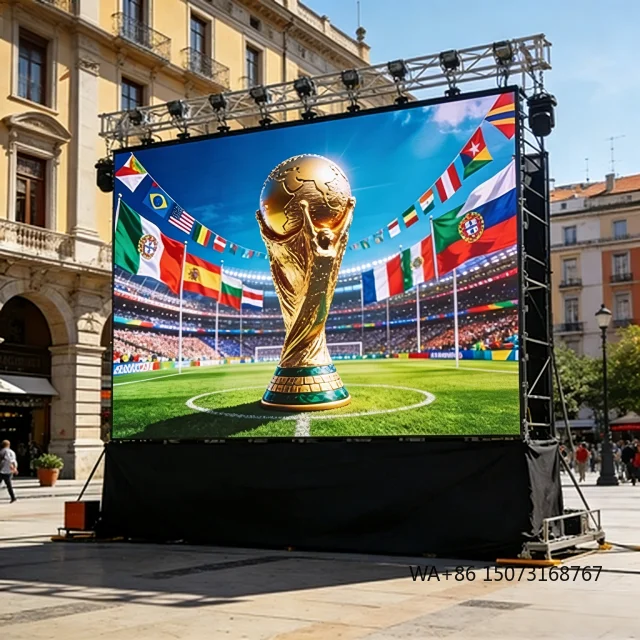

Fast Lock Design Outdoor Rental LED Display P3.91 7680Hz High Refresh Rate IP65 Waterproof Screen for 2026 World Cup Fan Zone