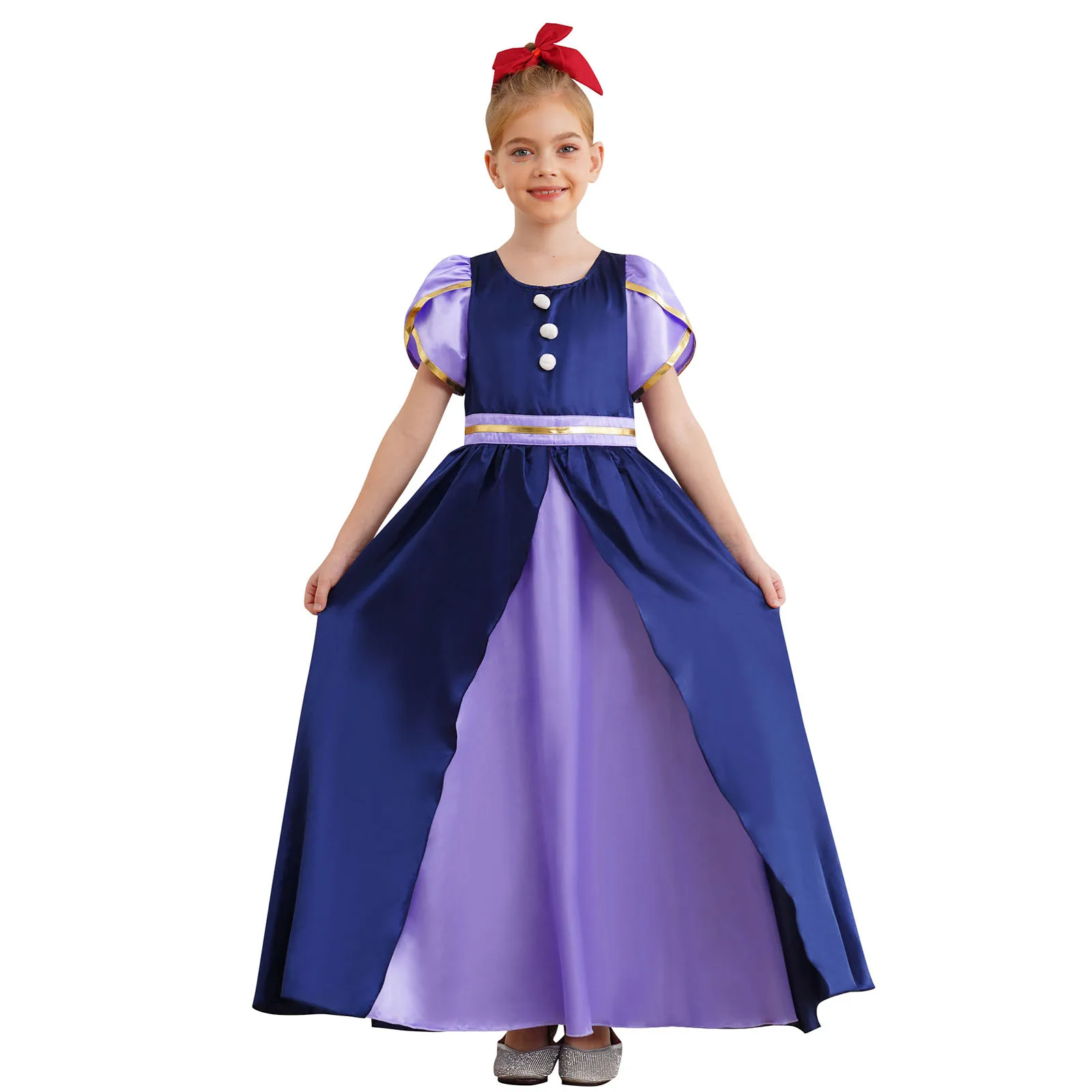 

Royal Princess Puff Sleeve Patchwork Maxi Dress Vintage Regency Victorian Jane Austen Dress Tea Party Gown Festivals