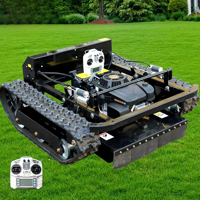 eel Grass Grass Cutting Machine Remote Control Crawler Lawn MowerFactory Price Crawler Automatic R