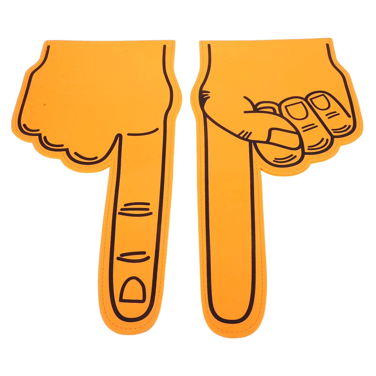 

2 Pcs Hand Cheerleading Gloves Cup Sports Accessories Finger for Sporting Events Portable