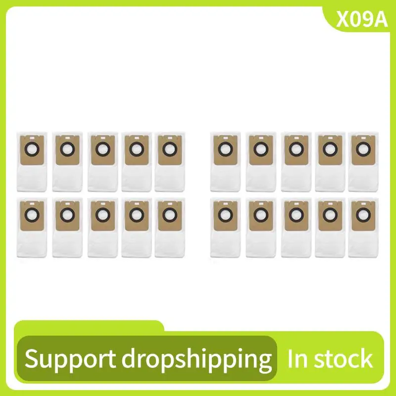 

X09A 20 шт. мешки для пыли для Xiaomi Dreame Bot D10 Plus RLS3D пылесос запасные части аксессуары