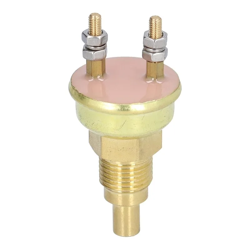 Engine Temperature Sensor, Steel Weather, 2 Pin Interface, OEM Replacement for Kobelco SK200 6 and Kato HD700 7 Excavators