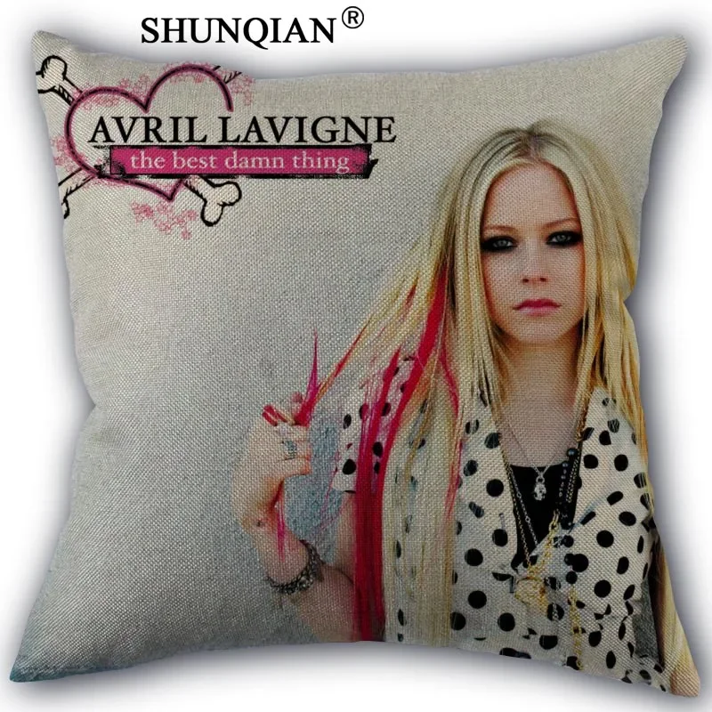 Custom Avril Lavigne Pillowcase Custom Cotton Pillowcases Decorative Beauty Home Furnishing Customized Pillow