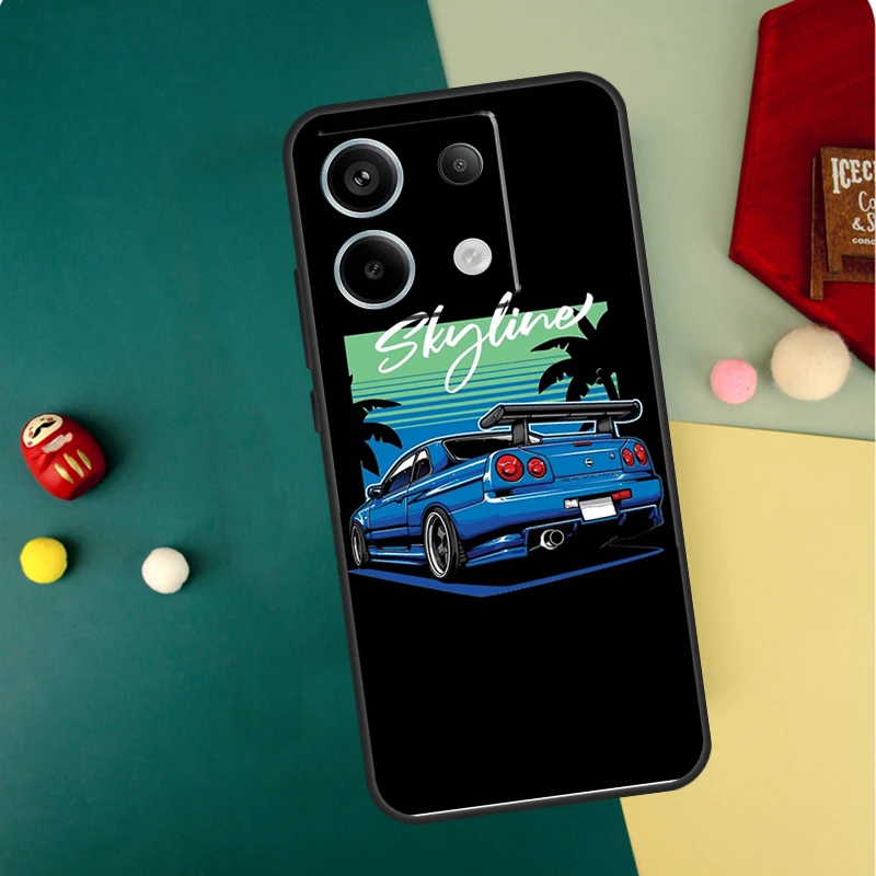 Skyline Gtr R32 Case For Redmi Note 13 Pro Plus 9 10 11 12 Pro 10S 11S 12S Redmi 13C 10A 9C 10C 12C Cover