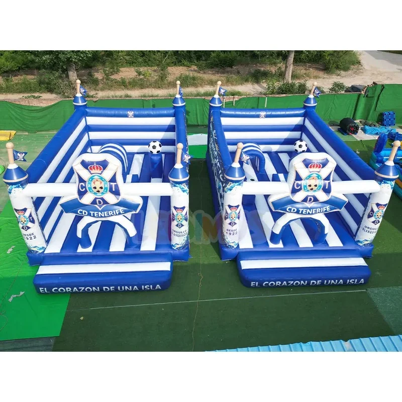 Inflatable Bouncy Castle Jumper Blow up Bouncer PVC Commercial Jumping Inflatable Bounce House for Kids Play Sport Football