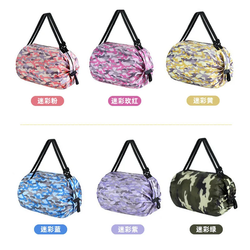 

Versatile Folding Shopping Bag, Large Capacity Travel Tote Bag, Waterproof Shoulder Storage Bag,Fashion Reusable Grocery Bag