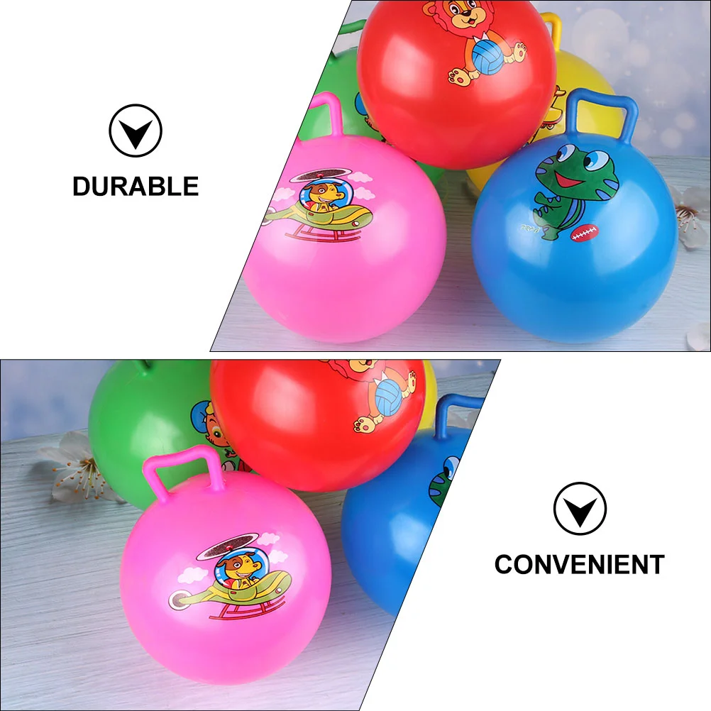 6 uds. Raqueta con mango, juguetes para niños, pelota hinchable para niñas y niños, pelotas inflables de Pvc para saltar para niños pequeños