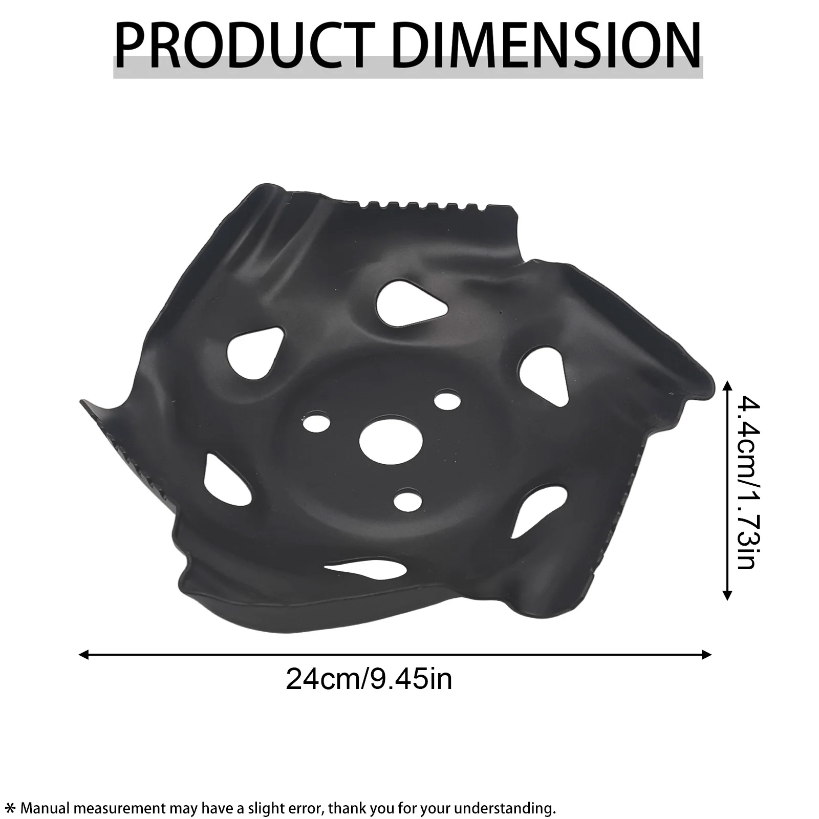 Heavy Duty Metal Trimmer Head Brush Cutter Blade Disc Replacement, High Hardness Weed Eater Strimmer Head Rotary Plate for Lawn