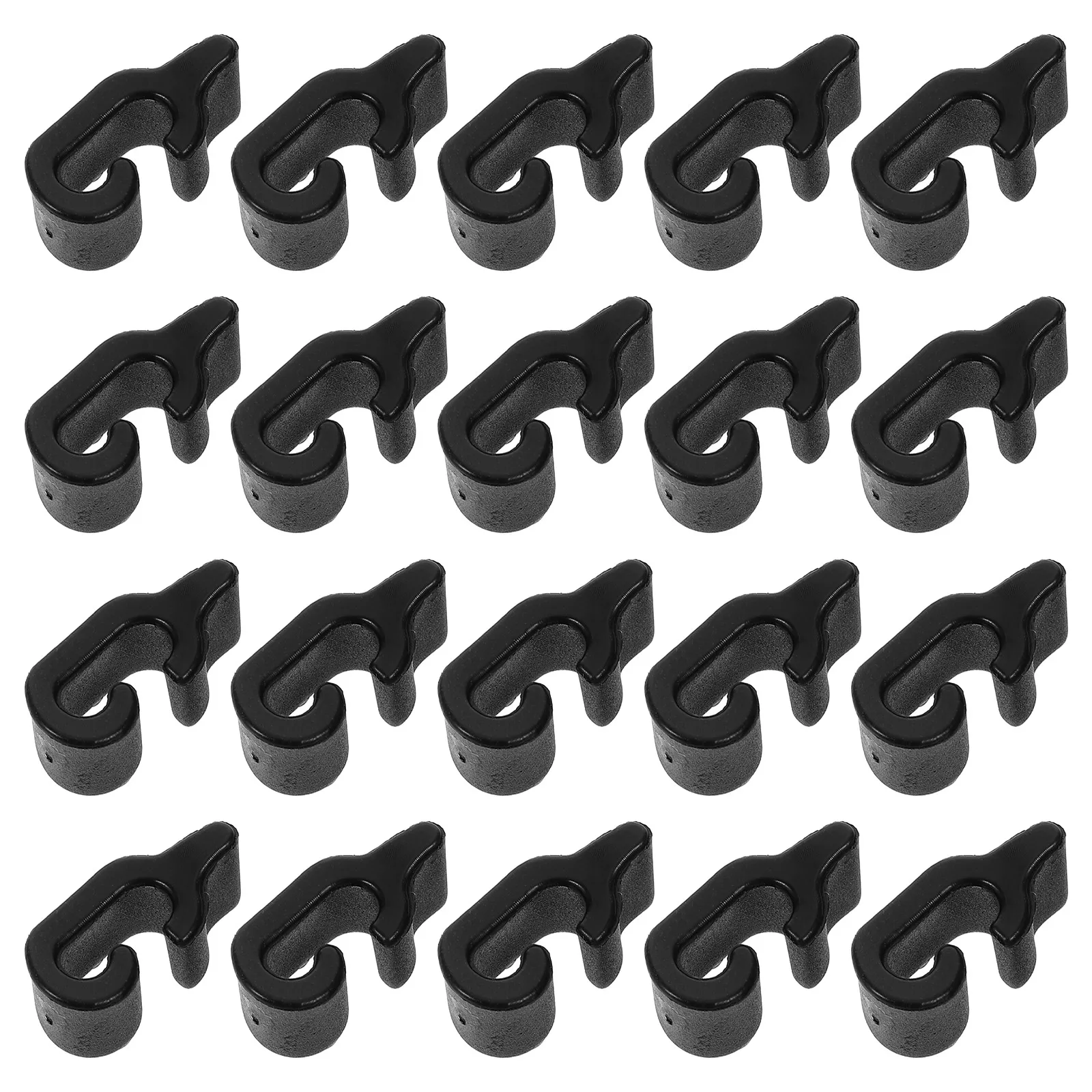 

20Pcs Cage Door Latch Clips Plastic Fastening Connectors for Wire Mesh Panels Detachable Clamps for Pet Playpen Security