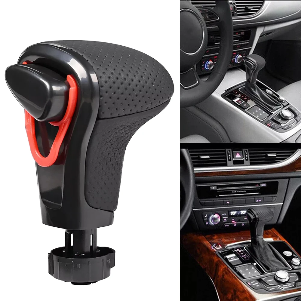 

Leather Gear Shift Knob Compatible with For A3 For A4 A5 For A6 Q5 For Q7 Automatic Transmission Vehicles Black Finish