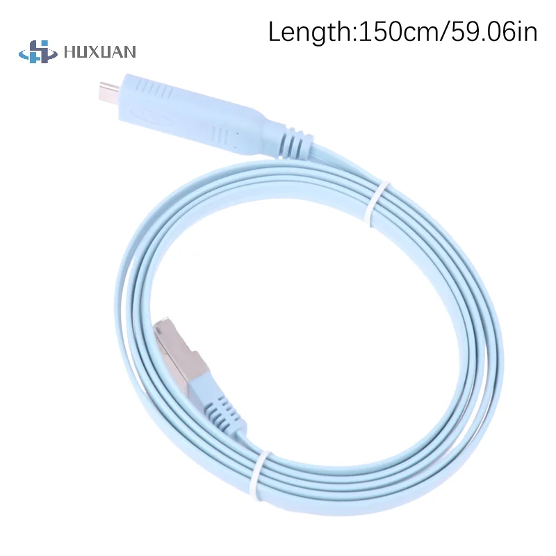 Usb C To Rj45 Console Cable Rs232 Serial Adapter For Router Rj 45 Data Cable Converter Type-C Switch Control Cables 150cm