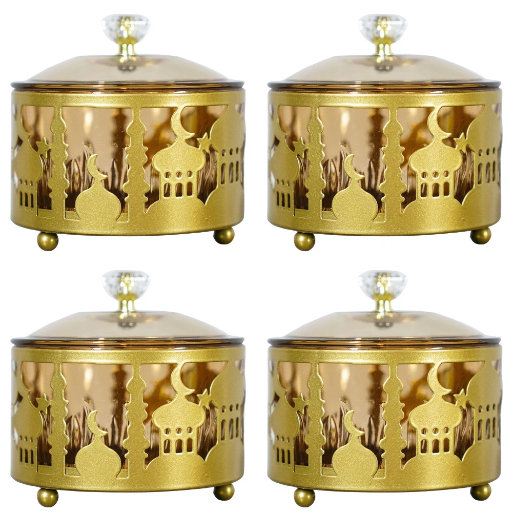 

Candy Trays Glod Decorative Trays Charming Design Easy To Clean Hard-wearing Material Perfect For Housewarmings