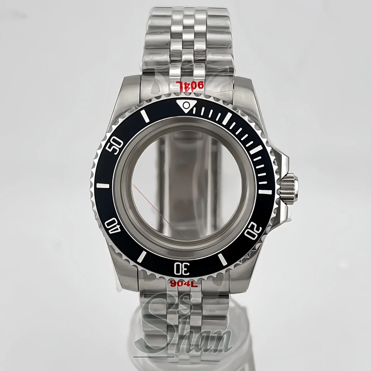 

Корпус для дайверских часов 40 мм, подходит для механизмов NH34, NH35, GMT, ETA2824, с сапфировым стеклом, браслетом из нержавеющей стали и раздвижной застежкой.