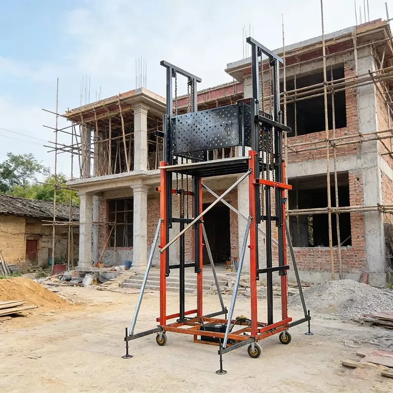 Durable Steel Material Electric Scaffolding Lift Emergency Stop Function Easy Operation For Warehouse Use Electric Scaffold