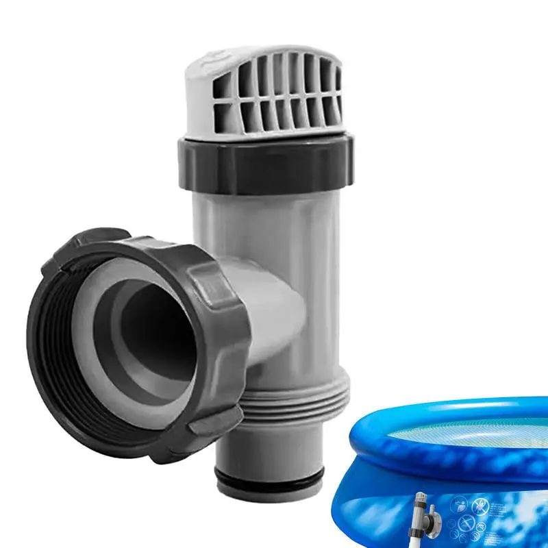 Plunger Valves Hose Valves Pool Parts Shut Off Valves Attachment Thick Ground Plunger Valves Secure Connection For Pool Pump