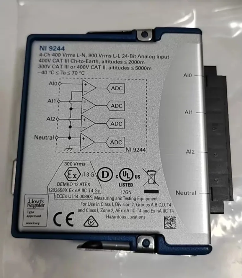 1PC National Instruments NI 9244 Isolated High-Voltage Measurement DAQ Module#Xing