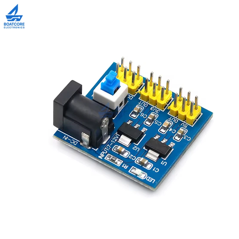 1 Buah Modul Catu Daya DC-DC Buck Step Down 12V Hingga 3.3V 5V UNTUK Arduino