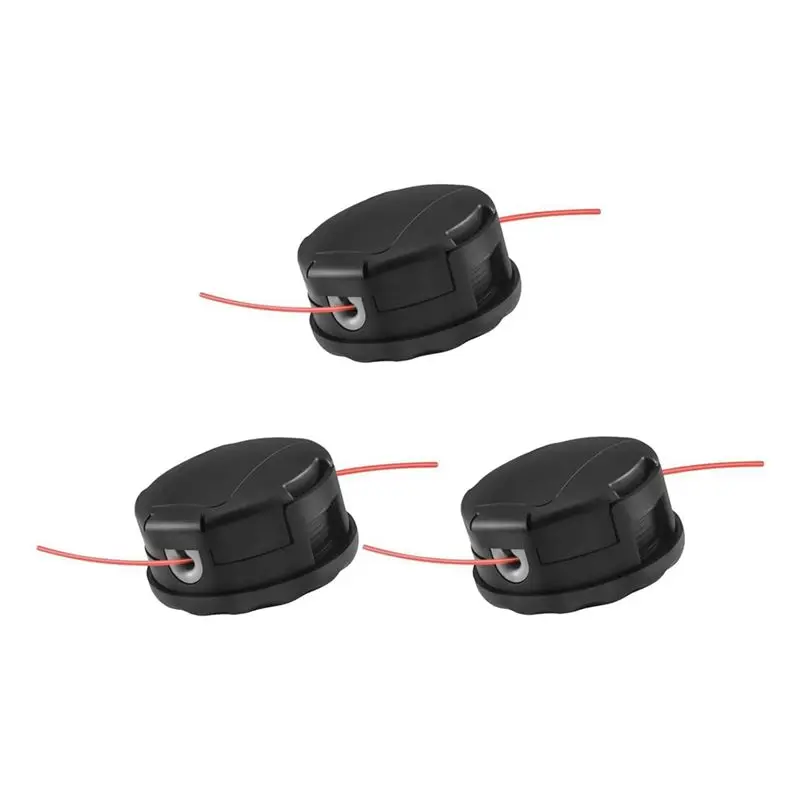 

3 Pack String Trimmer Head SRM-225 Black Lawn Mower Accessories For Echo Speed Feed 400 SRM-230 SRM225 SRM-210 SRM2100 Echo