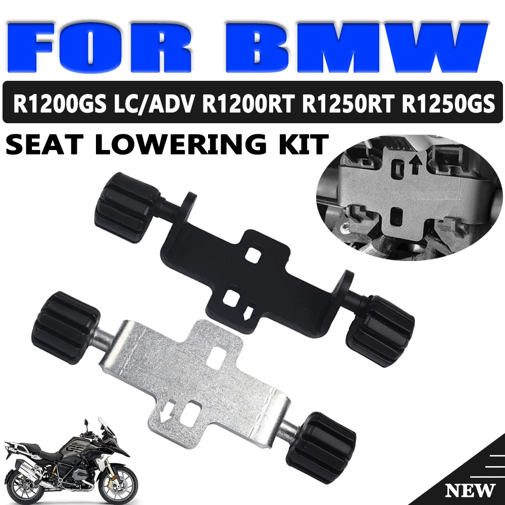 For BMW R1200 GS R LC R1250 GS ADV Adventure R1200RT Moto Rider Seat Lowering Kit Adjustable 20mm Handle Saddle Bracket