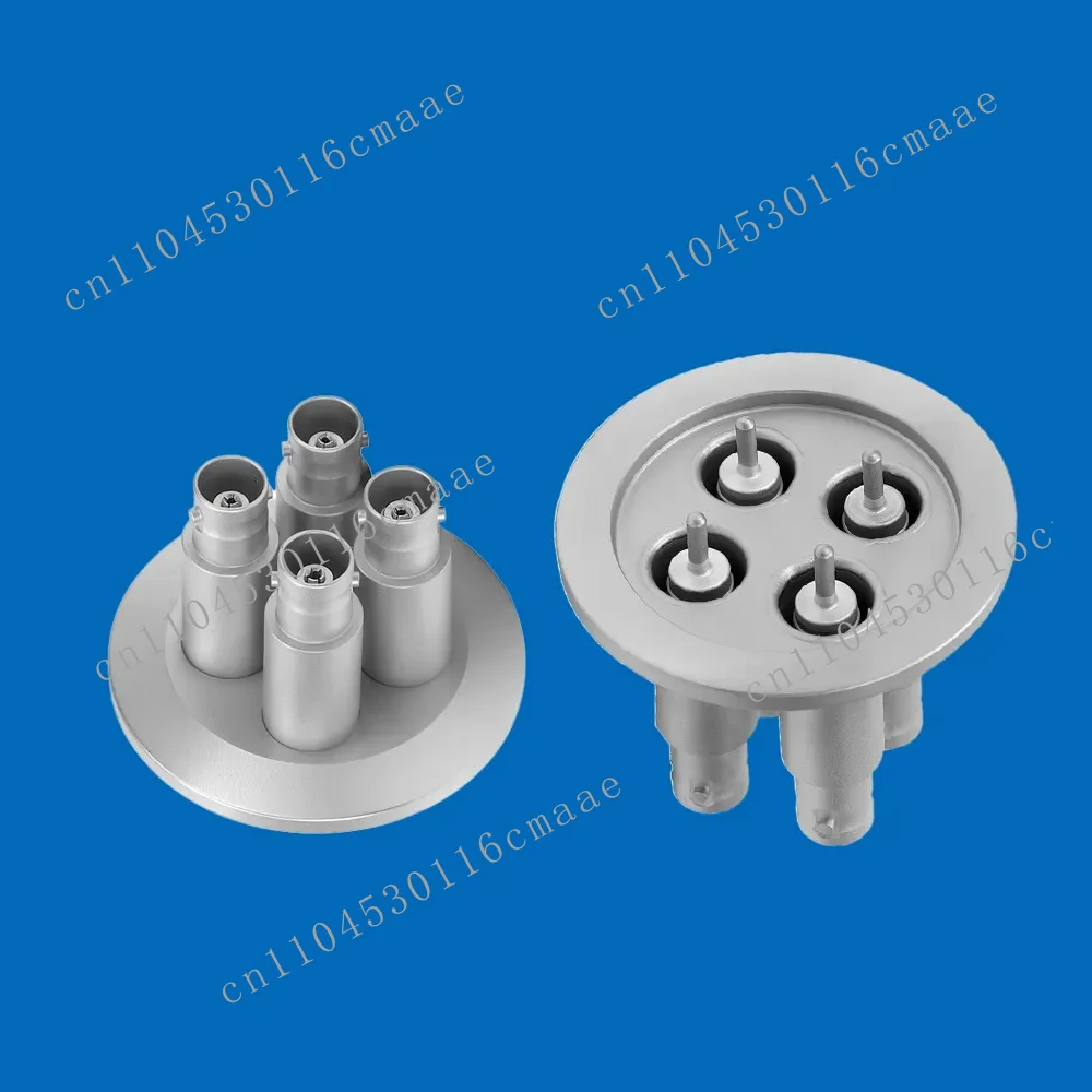 BNC Transition Coupling KF40 Flanged Cermet Brazed Seals for UHV Systems