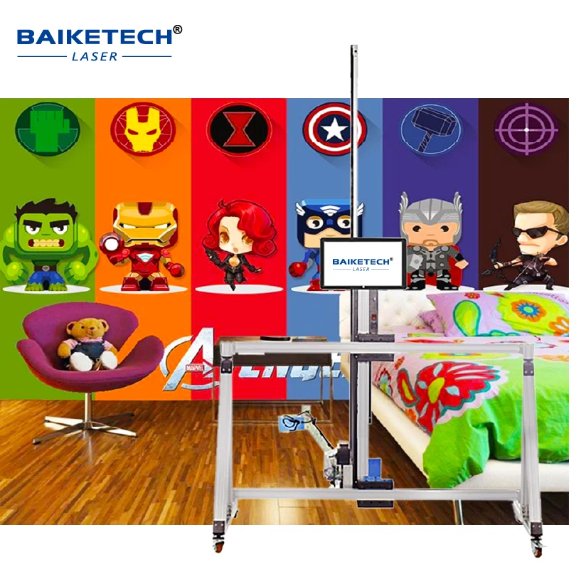 TH-UV128T 2 في 1 عالية الدقة وانخفاض استهلاك الحبر الذكية طابعة الجدار والأرضيات آلة طباعة أرضية الجدار