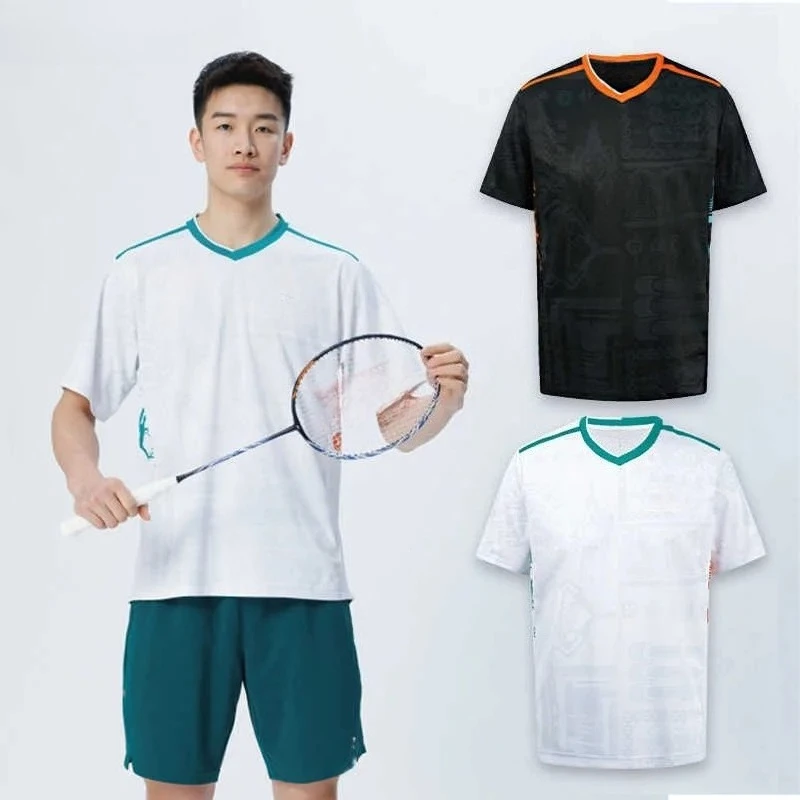2025 New YY Spring and Summer Badminton Sportswear T-shirt Short Sleeve Comfortable Breathable Sweat-absorbent Quick-drying Top