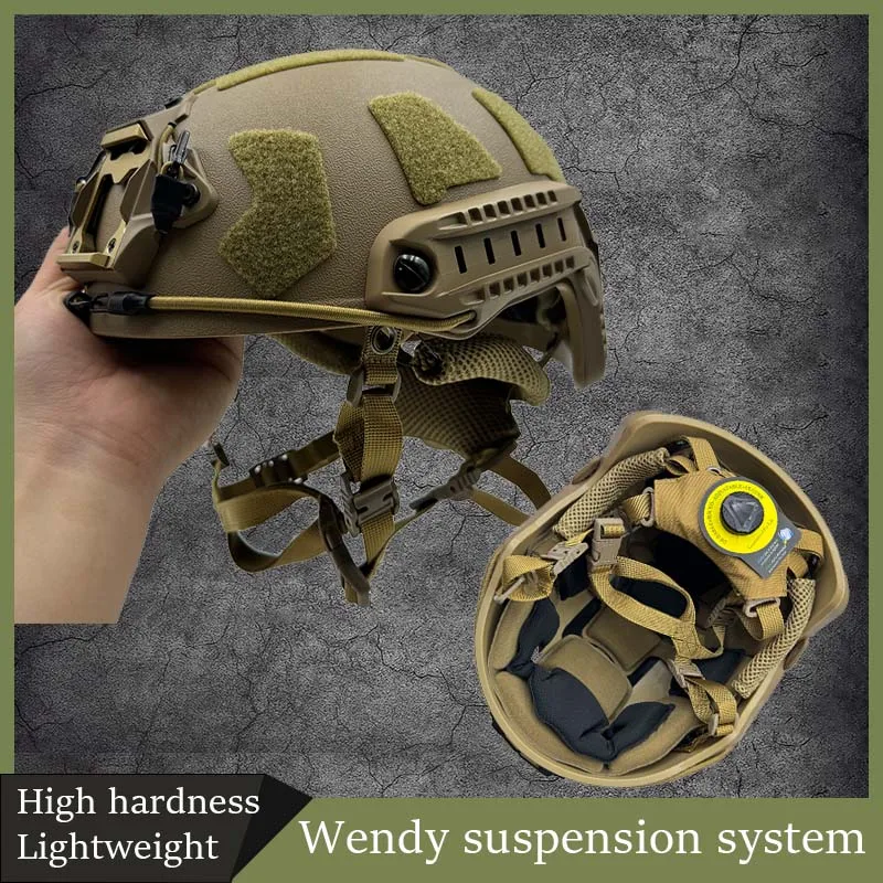 FAST SF Casco táctico de corte alto con suspensión Wendy impactos - imagen 3