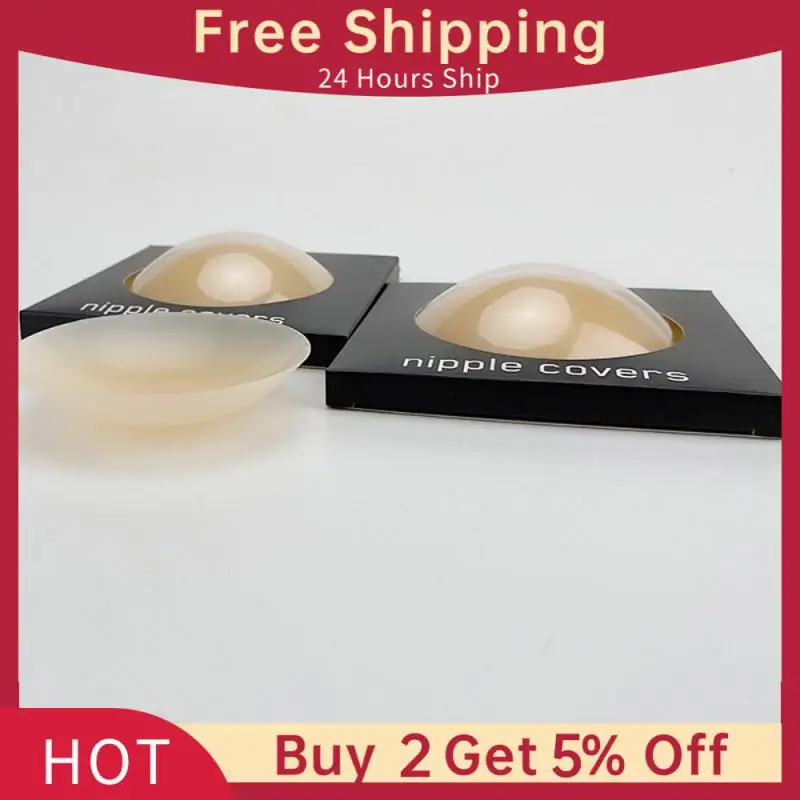 

1Pair Nipple Covers Reusable Push Up Chest Lifting Stickers For Women Summer Sexy Breathable Self-adhesive Invisible Chest Pad