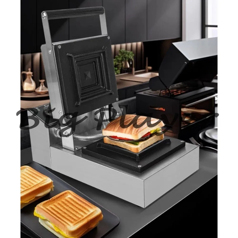 Hot Press Sandwich Machine, Commercial Breakfast Machine, Toaster, Oozing Edge Sealing Sandwich Maker