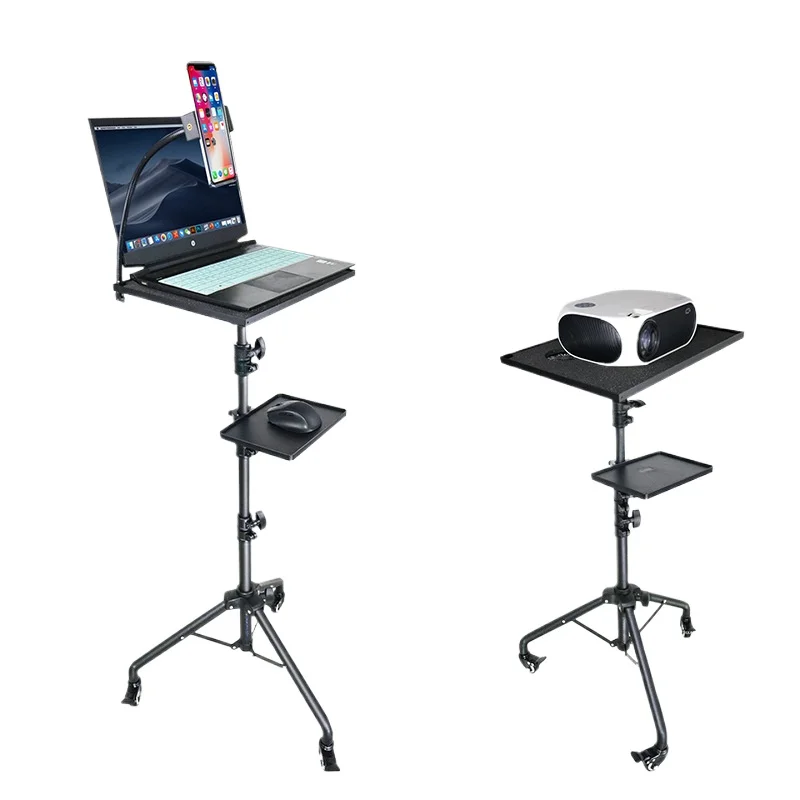 Roller type removable projector bracket, floor-to-ceiling notebook workbench tripod, projector bracket