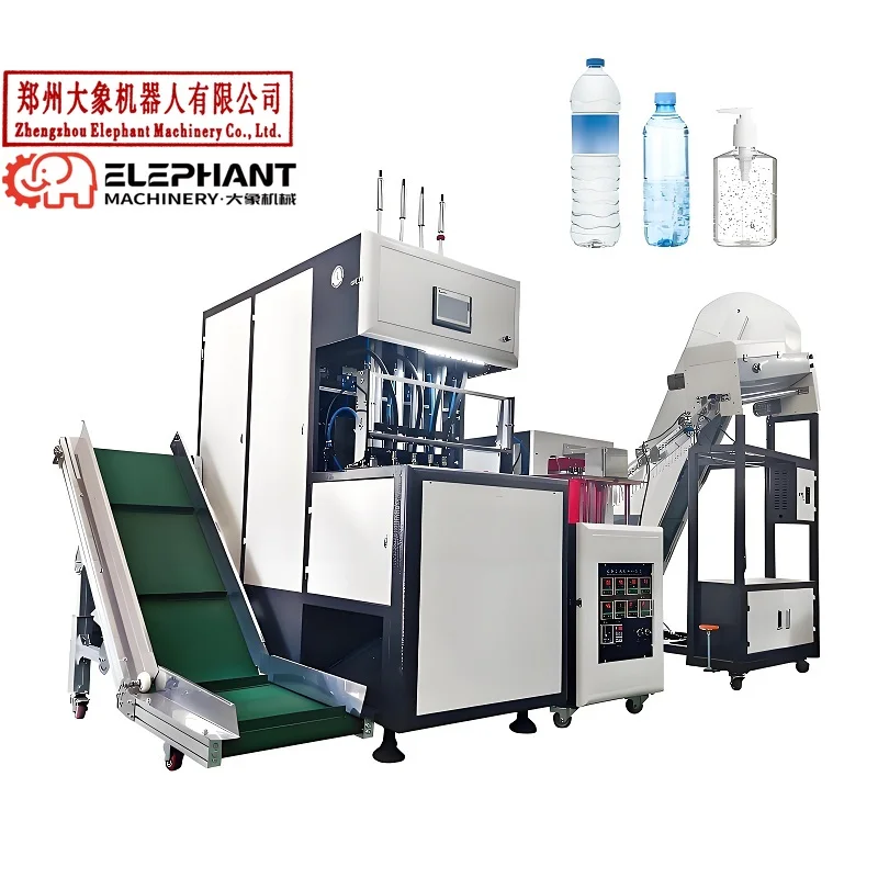 Customized Low Price PET Stretch Blow Molding Machine 50-1500ml Plastic Drum 4 Cavity Semi Automatic Auto Loader Blow Molding Ma