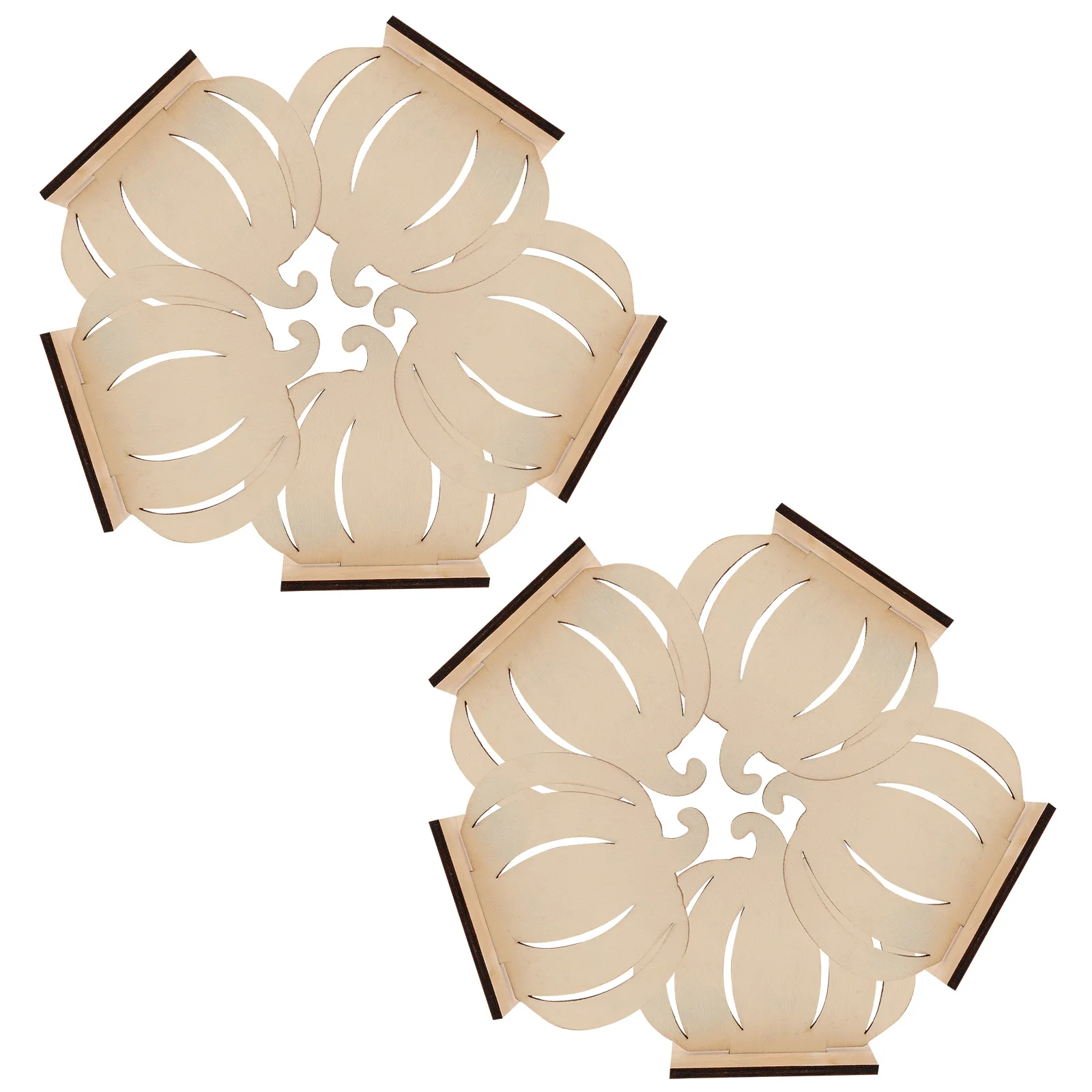 

10pcs Thanksgiving Wood Pumpkins Harvest Pumpkin Figurines Fall Craft Ornaments Unfinished Wood Slices Table Home Decor Mini