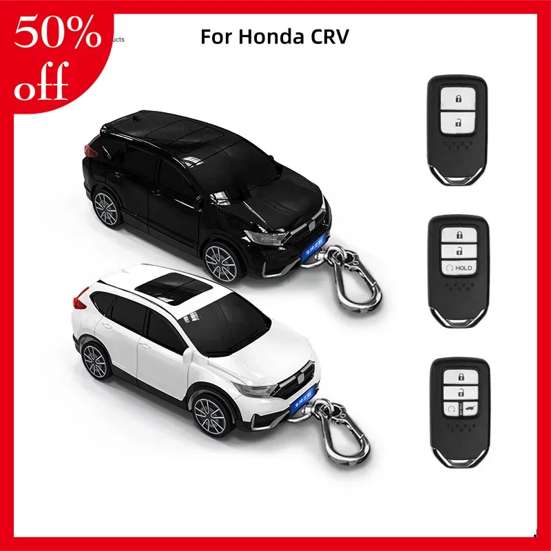 

Suitable for Honda CRV keycases with lights car keychains car models key protection covers cars supplies New