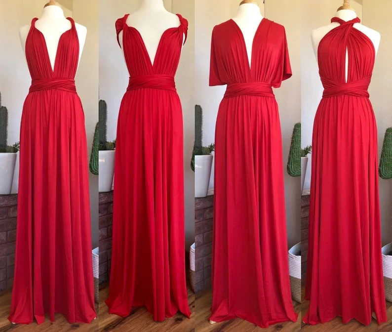 OLIVE GREEN Sega Bridesmaid Dress Floor Length LONG Maxi Infinity Dress Multiway Dress Formal Wrap Sexy Evening Wedding Dresses