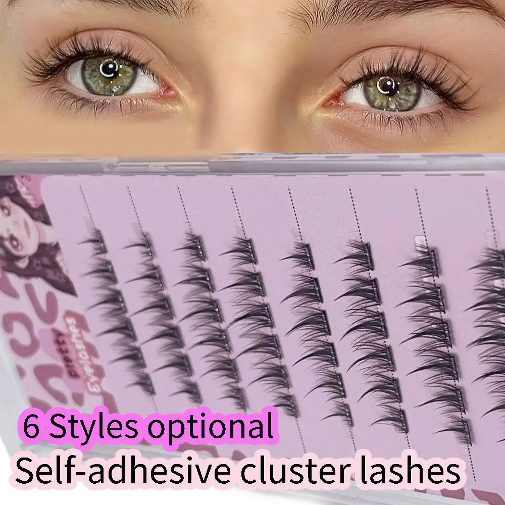 自己粘着式つけまつげ グルー不要 プレスオンまつげ 再利用可能 ナチュラルなウィスピー感 プレグルー済みつけまつげ