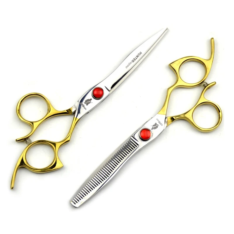 

6" Inch HT9172 JP Stainless Steel Barber Scissors Hairdressing Salons Thinning Shears Haircut Styling Tools Hair Clipper Trimmer