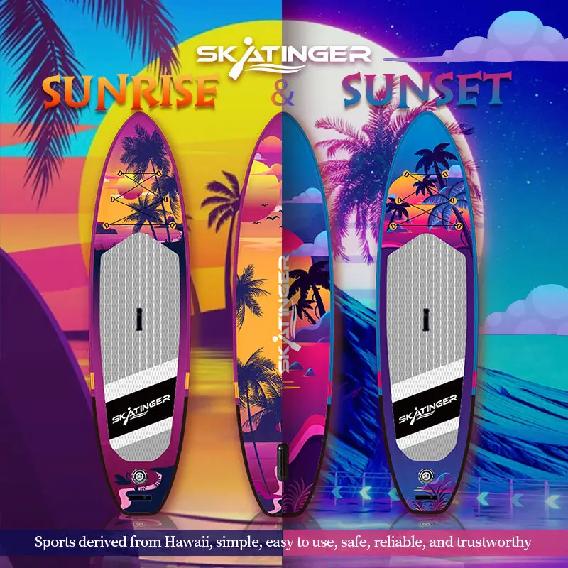 Hot Selling Sup Bord Soft Surfboard Paddle Padle Board Set Inflatable Paddle Board