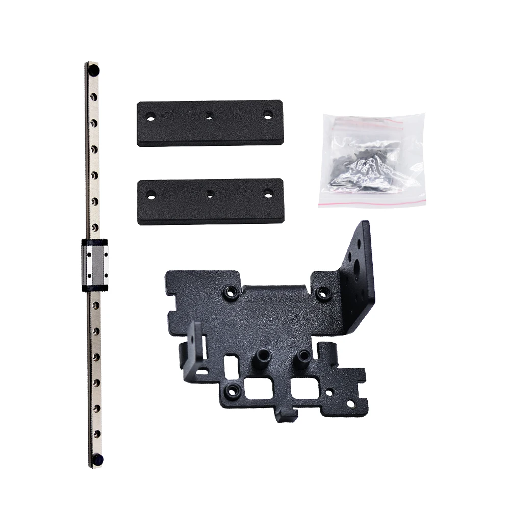 Ender 3 v3 se X/Y Axis Guide Upgrade Kit hotend kit Brass nozzle Single Rail MGN9H 300mm Length For ender 3 v3 se/ke 3d printer