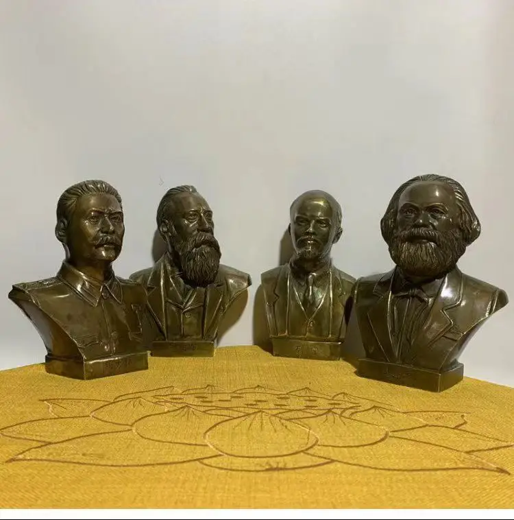 

Коллекция медных статуй, российский лидер Джозефа Сталина, бюст, бронзовая статуя, изысканные маленькие статуи