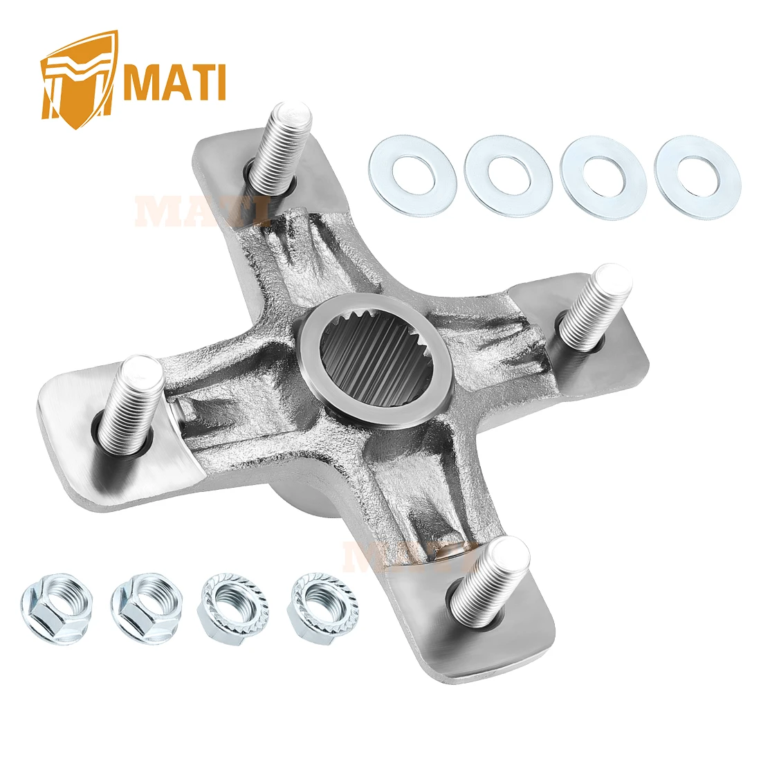 MATI Rear Wheel Hub Kit for Yamaha Banshee 350 Warrior 350 Raptor 700 660 350 250 YFZ450 YFZ450X 1PE-F53K0-00-00 1PE-F5383-00-00 view 6