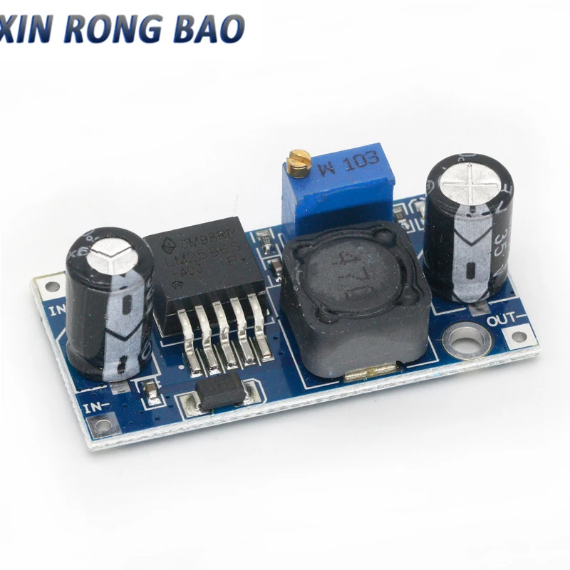 Módulo de Alimentação Step-down 3A Módulo Step-down Ajustável LM2596S Regulador de Tensão 24V 12V 5V 3V